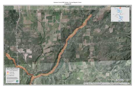 Spokane County SMP Update: Channel Migration Zones L Spokane R Locator Map Springdale