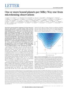 Gravitational lensing / Exoplanetology / Extrasolar planets / Scorpius constellation / Astronomical surveys / Optical Gravitational Lensing Experiment / Gravitational microlensing / OGLE-2007-BLG-368Lb / Methods of detecting extrasolar planets / Astronomy / Planetary science / Space