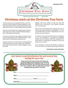 Christmas tree cultivation / Christmas tree farming / Christmas tree / Moorooduc /  Victoria / O Tannenbaum / Santa Claus / Christmas / Christmas traditions / Christmas songs