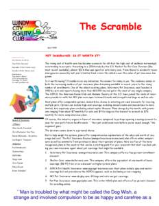 The Scramble April 2008