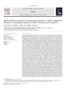 Fluid dynamics / Chondrite / Chondrule / Allende meteorite / Carbonaceous chondrite / Meteorite classification / LL chondrite / L chondrite / Ordinary chondrite / Meteorite types / Planetary science / Crystallography