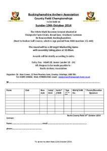 Buckinghamshire Archery Association