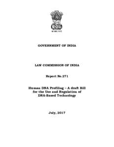 GOVERNMENT OF INDIA  LAW COMMISSION OF INDIA Report No.271