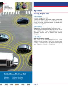 Session A4: Exploring Opportunities for Connected Vehicles Listening Session  Agenda