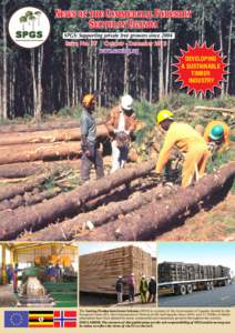 NEWS OF THE COMMERCIAL FORESTRY SECTOR IN UGANDA SPGS: Supporting private tree growers since 2004 Issue No. 37 | October - Decemberwww.sawlog.ug