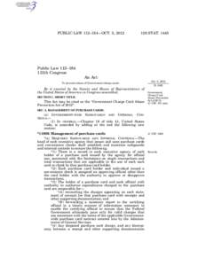 PUBLIC LAW 112–194—OCT. 5, STATPublic Law 112–194 112th Congress