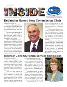 January[removed]DeVaughn Named New Commission Chair George Earl Johnson, Jr.  Richard L. DeVaughn, D.D.S.,