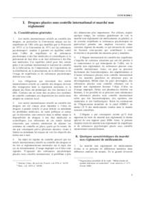 Rapport de lâ€™Organe international de contrÃ´le des stupÃ©fiants pour 2006