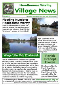 Headbourne Worthy  Village News Spring[removed]News and Information from your local Parish Council
