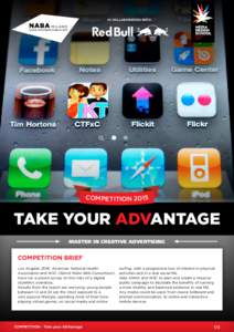 in collaboration with  competition 2015 Take your ADVantage Master in CREATIVE ADVERTISING