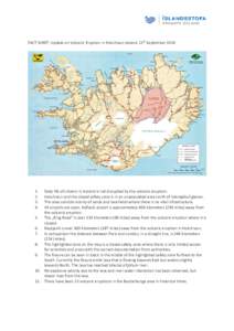 FACT SHEET: Update on Volcanic Eruption in Holuhraun Iceland 11th September[removed].