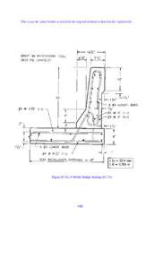 This is not the same barrier as tested in the original references listed in the caption title.  Figure B7.62. F-Profile Bridge Railing (67,[removed]