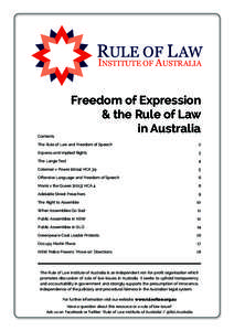 Constitution of Australia / Coleman v Power / Crime / Kable v Director of Public Prosecutions / Australian constitutional law / Law / Politics of Australia