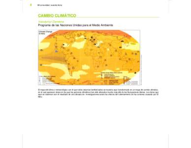 8  Mi comunidad, nuestra tierra CAMBIO CLIMÁTICO Volodymyr Demkine