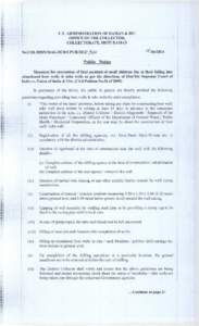 U.T. ADMINISTRATION OF DAMAN & DIU OFFICE OF THE COLLECTOR, COLLECTORATE, MOTI DAMAN No.COL/DMN/MAG-SCD/CPCR/2012 /,96,x/