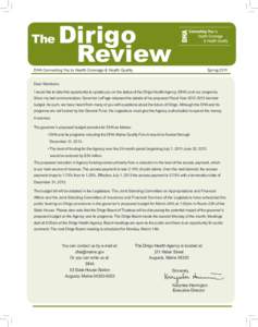 The  Dirigo Review  DHA Connecting You to Health Coverage & Health Quality