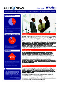 Case Study  assyst Boosts Productivity for Leading Middle East Newspaper Cost Reduction  43%