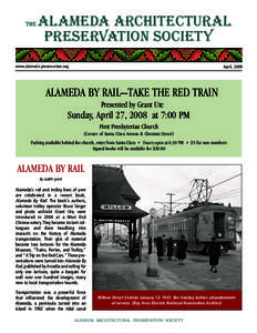 THE  ALAMEDA ARCHITECTURAL PRESERVATION SOCIETY  www.alameda-preservation.org