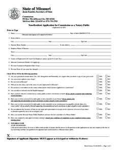 State of Missouri  This form is designed to be filled out online for your convenience. Please read the instructions carefully. Complete the necessary information, print, sign and mail.