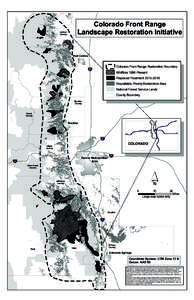 Colorado Front Range Landscape Restoration Initiative Larimer County