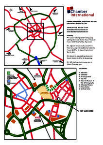 Chamber International, Devere House, Vicar Lane, Little Germany, Bradford BD1 5AH T[removed]F[removed]E [removed] www.chamber-international.com