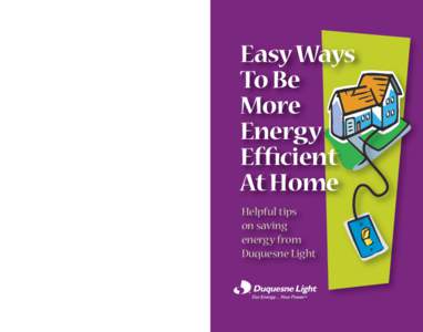 Easy Ways To Be More Energy Efficient At Home