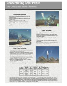 Solar power / Low-carbon economy / Solar thermal energy / Concentrated solar power / The Solar Project / Solar energy / Parabolic trough / Renewable energy / Nevada Solar One / Energy / Energy conversion / Alternative energy