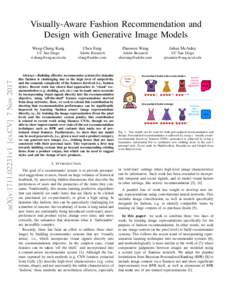 arXiv:1711.02231v1 [cs.CV] 7 NovVisually-Aware Fashion Recommendation and Design with Generative Image Models Wang-Cheng Kang