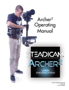 Archer Operating Manual 2  Archer2 Operating Manual