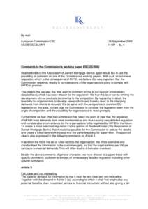 European Union / Financial regulation / Markets in Financial Instruments Directive / Mortgage loan / Financial system / Financial economics / Finance / Financial markets / European Union directives / United States housing bubble