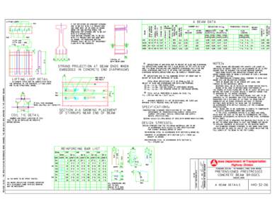 Engineering / Prestressed concrete / Beam / I-beam / Diaphragm / Formwork / Limit state design / Shallow foundation / Deflection / Structural engineering / Construction / Civil engineering