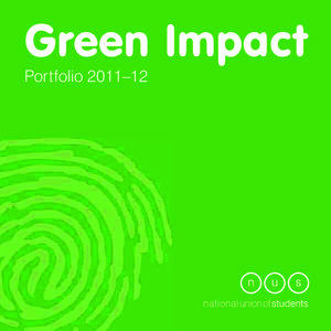 Green Impact Portfolio 2011–12 1  25,185 actions