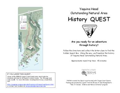 Yaquina Head Outstanding Natural Area History Quest