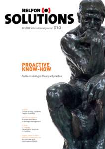 BELFOR international journal  #10 Proactive know-how