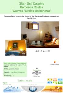 ,  Gîte - Self Catering Bardenas Reales 