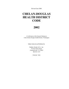 Revised June[removed]CHELAN-DOUGLAS HEALTH DISTRICT CODE 2002