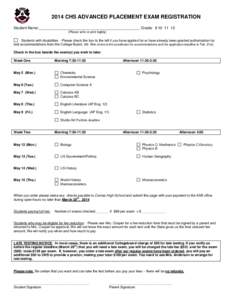 Gifted education / College Board / Advanced Placement Physics C: Electricity and Magnetism / United States National Physics Olympiad / Education / Standardized tests / Advanced Placement