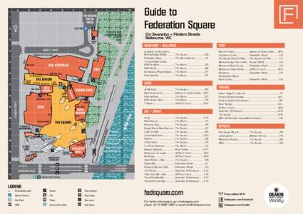 Guide to Federation Square FED SQUARE POP UP PATCH