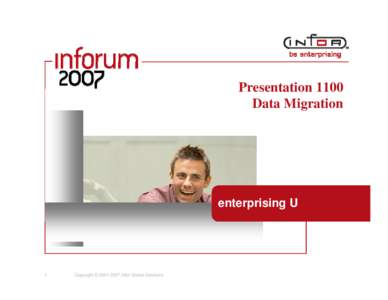 Data management / Infor Global Solutions / Data migration