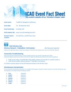 Microsoft Word - Information for Delegates - Fact Sheet_v5.docx