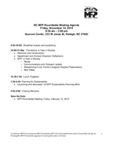 Microsoft PowerPoint - MFP Roundtable Year in Review Directors Report November 2014.ppt [Compatibility Mode]