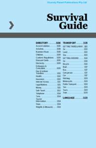 ©Lonely Planet Publications Pty Ltd  Survival Guide DIRECTORY. .  .  .  .  .  . 1106