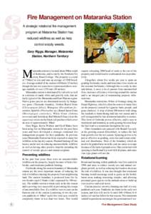 Ecological succession / Fire / Wildland fire suppression / Wildfires / Firebreak / Controlled burn / Savanna / Mataranka /  Northern Territory / Grazing / Systems ecology / Land management / Forestry
