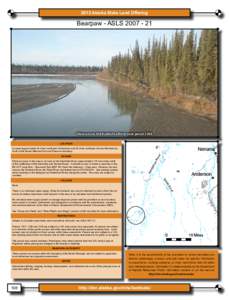 2012 Alaska State Land Offering  Bearpaw - ASLS[removed]View across the Kantishna River near parcel 1340 LOCATION