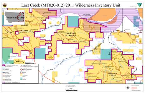 Lost Creek (MT020[removed]Wilderness Inventory Unit  November 27, 2012 VALLEY