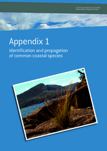 COASTCARE HANDBOOK OF TASMANIA Communities caring for the Coast Getting started Appendix 1
