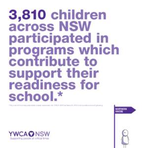 3,810 children across NSW participated in programs which contribute to support their