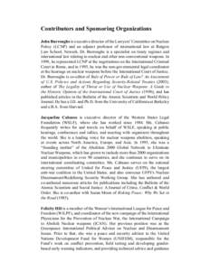 Year of birth missing / Nuclear Non-Proliferation Treaty / Nuclear proliferation / Disarmament / Zia Mian / Nuclear disarmament / International Physicians for the Prevention of Nuclear War / 13 steps / Hans M. Kristensen / International relations / Nuclear weapons / Arms control