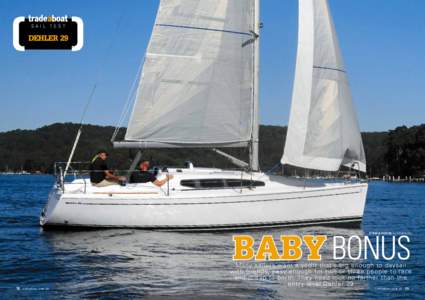 sail Test  DEHLER 29 baby bonus