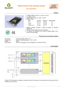 Digital Outputs (x32) optically isolated  Arion-IO Technical specification